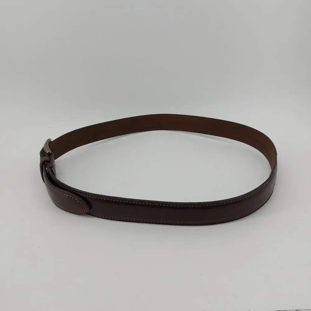Docker's Brown Genuine Leather Belt Classic Casual Size 40